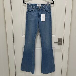 28 Frame Le High Flate Wide Leg Womens Jeans: Suny Spot